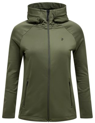 Peak Performance Women Rider Essentials Midlayer Zip Hood - L
