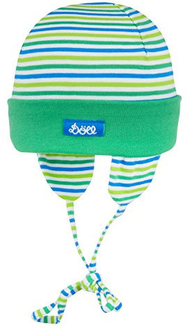 Döll Unisex - Baby Mütze Bindemütze Jersey, Gr. 37, Blau (Kelly Green 5140)