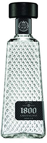 1800 - Tequila 1800 Cristalino 700ml, 38º - Tequila Añejo Cristalino 100% Agave Azul – Auténtico tequila tradicional