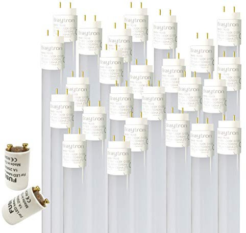 20 LED Röhre Tubes Leuchtstoffröhre Nanoröhre Röhrenlampe 24w 150cm 2280 Lumen G13 kaltweiss inkl. LED Starter