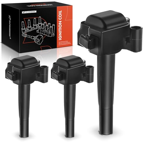 A-Premium Engine Ignition Coil Pack Set of 3 Compatible with Toyota Camry 1996-2001, Sienna 1998-2000, Avalon 1996-1999, Solara 1999-2003 & Lexus ES3001996-2001, V6 3.0L