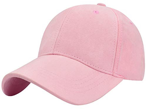 Tuopuda Cappellino Uomo Donne con Visiera Cappello Unisex Berretto da Baseball Cappellini Estivo Invernali Snapback Hip Hop cap Trucker Hat Cappelli per Circonferenza della Testa 56-62cm, Rosa Scuro