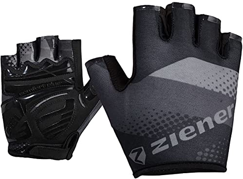Ziener Herren Conrado Fahrrad, Rennrad, Radsport-Handschuhe | Kurzfinger mit Sonnenschutz-atmungsaktiv/dämpfend
