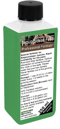 GREEN 24 Engrais Séquoia, engrais liquide premium gamme professionnelle 250ml | 250ml