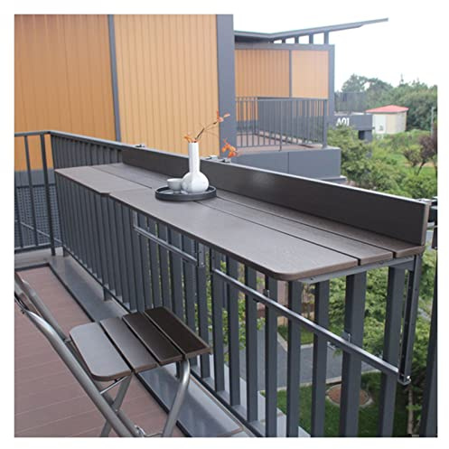 HDZNDH Tavolino Regolabile in Altezza su 5 Livelli per Balcone, Terrazza e Giardino (Size: 80 * 37 * 9cm)