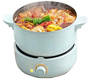 REJOON Vaporera de Acero Inoxidable, una máquina con múltiples Funciones, Potencia de Fuego Uniforme, Revestimiento Antiadherente, se Puede Usar for freír, freír, cocinar al Vapor