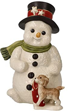 Goebel Snögubbe, min lojala vän, snögubbe, gjord av stengods, höjd 12 cm, 66-704-39-1