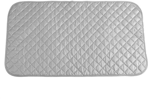 Otufan Bügelunterlage Für Tisch, Bügelmatte Mit Strukturierte Unterseite Hitzebeständige Faltbar Baumwollmaterial Für Bügeln Von Kleidung Auf Reisen (81 x 46cm)