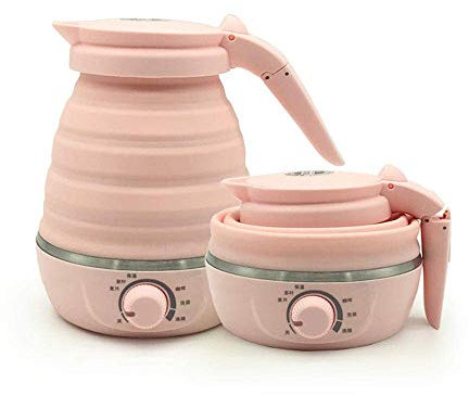 Bouilloire Électrique Bouilloire Électrique De Voyage Bouilloire Domestique Portable Bouilloire @ Cadeau Rose Safehappy