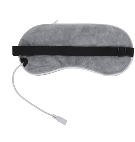 YJZQ Maschera oculare riscaldata USB Maschera Occhi Fascia Occhi per lenire e rilassare gli occhi Pad riscaldante per gli occhi Maschera Allevia la stanchezza degli occhi