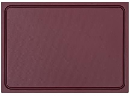 Morleos Schneidebrett Kunststoff Lila für allergenfreie Lebensmittel 45x30x2 cm Ecoline - spülmaschinenfest, extra schwer, messerschonend | HACCP Gastro Küchenbrett | Schneidbrett mit Saftrille