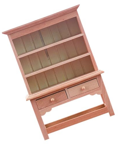 TOYANDONA Miniatur Holzschrank Modell Für Puppenhaus Handgefertigtes Möbelstück Geeignet Für Schlafzimmer Und Wohnzimmer Rustikales Design Stabil Und Langlebig