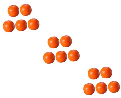 Cabilock 3 Sätze Orangefarbenes Modell Künstliche Früchte Weihnchtsdeko Obstdeko Gefälschte Orangefarbene Modelle Simulierte Rote Frucht Gefälschte Schaumorangen Kinderspielzeug 5 Stück * 3