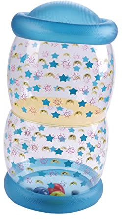 Supvox Aufblasbare Krabbelrolle Babyspielzeug aus Kunststoff Blau mit Glatter Oberfläche Krabbeltraining für Babys Indoor Spiel und Muskelkoordination