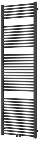 YEAUPE PRO Sèche-Serviettes Électrique pour Salle de Bain 1800x600 mm Mural, Radiateur de Salle de Bain Sèche-Serviette, Noir