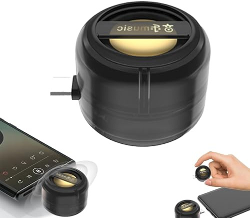 Amplificador portátil de 5 altavoces para teléfono, Plug & Play para música/llamadas, altavoz portátil 5X amplificador de sonido para teléfono móvil con 3,5 mm/tipo C