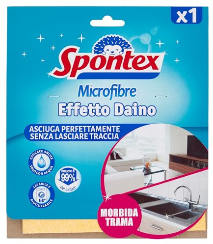 Spontex Johnson & Johnson Mikrofasertuch, Oberfläche wie Wildleder
