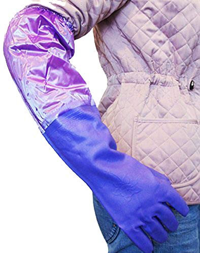Hand® Extra dicke Luxus-Thermo-Handschuhe mit Armlänge, Gummi/Latex, Allzweck-Reinigungshandschuh, Größe M (Paar, 50,8 cm Länge)