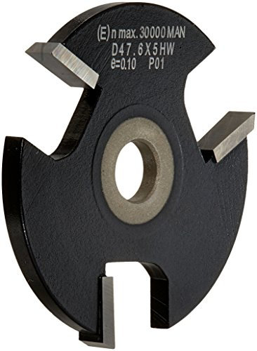 Edessö 109505008 Scheibennutfräser A=47,6/B=5 - C=8 HW Z3, Silber