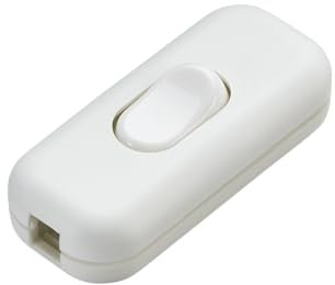 Knightsbridge 6A DP Inline Cord Switch, White ST6AWH