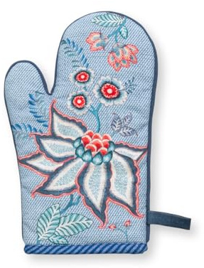 Pip Studio Ofenhandschuh Flower Festival | Blue - 29 x 15 cm