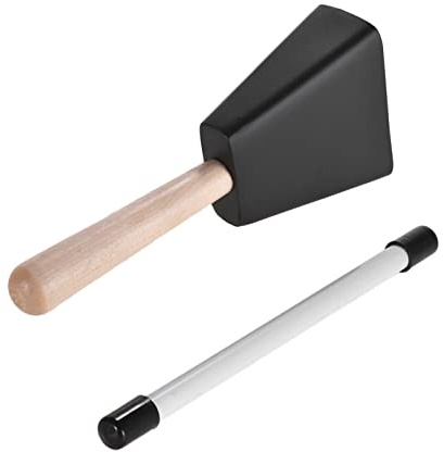 Kuhglocke aus Metall mit Schlagzeug für Drumset Kit Percussion Hand Percussion Cowbells für Drum Set