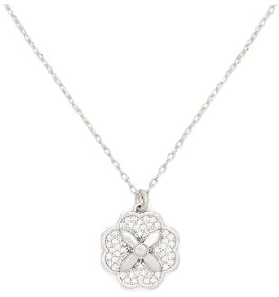 Kate Spade New York Heritage Bloom Mini Anhänger, klar/Silber
