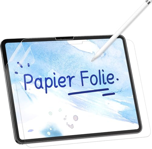 IPROKKO Paquete de 2 protectores de pantalla para iPad Air de 11 pulgadas, como papel, compatible con iPad Air de 11 pulgadas 2024 (M2) película PET mate para dibujar y escribir, luz azul