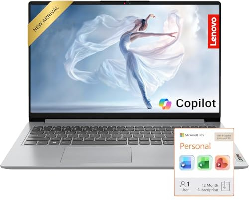 Lenovo IdeaPad 15.6 FHD Laptop with Microsoft 365 • 2026 Edition • Intel 4 Cores N100 CPU • 1.1TB Storage (1TB OneDrive + 128GB SSD) • Military-Grade • Windows 11