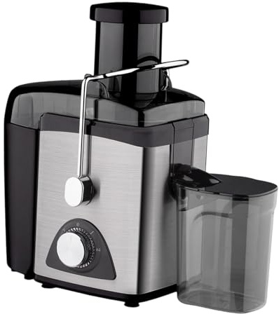 KiBcsLic Centrifugeuse Électrique Extracteur de Jus Appareil pour Boissons avec Large Goulotte D'Alimentation et Nettoyage Simplifié Adapté pour Pommes Carott