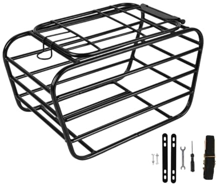 DimyFew Cesta Trasera para Bicicleta, Portabicicletas, Fácil Instalación, Ligera, para Exteriores, Ciclismo Y Compras.
