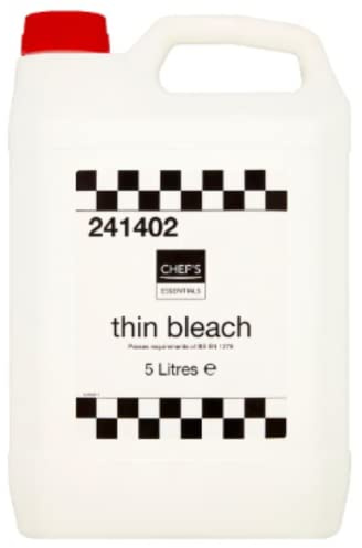 Chef's Essentials Thin Bleach 5 Litres x 3 Packs