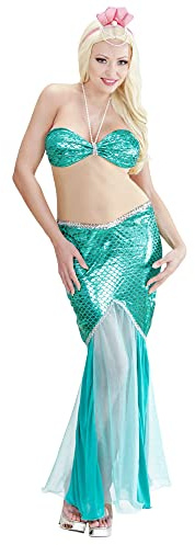 W WIDMANN MILANO Party Fashion - Kostüm Meerjungfrau, Sirene, Kleid, Faschingskostüme für Damen