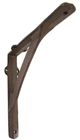 Regalbodenträger Regalträger Regalhalter Winkel Gusseisen antik braun