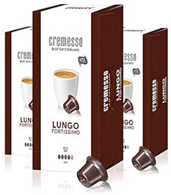 Cremesso of Switzerland Modell: Lungo Fortissimo Inhalt: 3x16 Kapseln