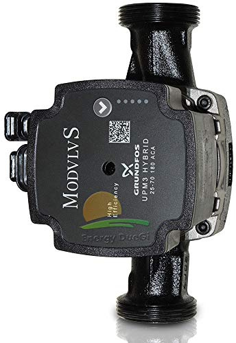 Circulateur hybride Grundfos à haute efficacité UPM3 Hybrid 25/70 Entraxe 180 mm