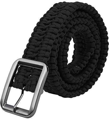 Alomejor Survival Belt Geflochtener Gürtel Paracord Gürtel Umbrella Rope Waist Belt Waistband