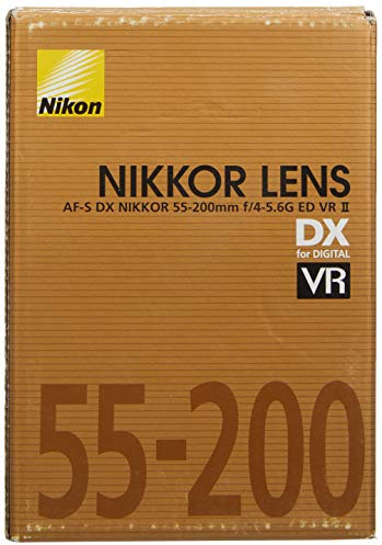 Nikon 55-200 mm/F 4,0-5,6 AF-S DX G ED VR II 55 mm Lens (Renewed)