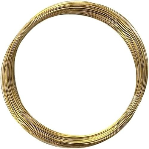 Metall Kupferdraht, Messingdraht, Kupferdraht, Faltbare Metallspule für Dekoration, Durchmesser 1,4-1,6 mm, Gewicht ca. 8,81 oz, 1,4 mm/19 m (0,25 kg) (Größe: 1,6 mm/14 m (0,25 kg))