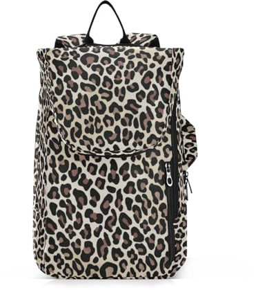 Amooorous Unisex Tennistasche, groß, stabil, modern, ästhetisch, einzigartig, Schönheit, Leopardenmuster, 2 Schläger, gepolstert, Tennistasche, Turnbeutel für Damen, Herren, Jugendliche