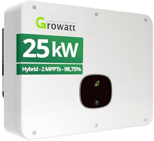 Growatt MID 25KTL3-XH Hybrid-Wechselrichter 25kW | 3 MPPT | Battery-Ready für APX Hochvolt-Speicher | 32A Eingangsstrom | IP66 | VDE-AR-N 4105 Zertifiziert