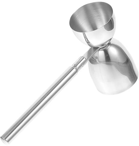 BESTYASH Taza Medidora De Doble Extremo De Acero Inoxidable Medidor De Cóctel Para Barra Utensilios De Bar Medidor De Onzas Para Bebidas