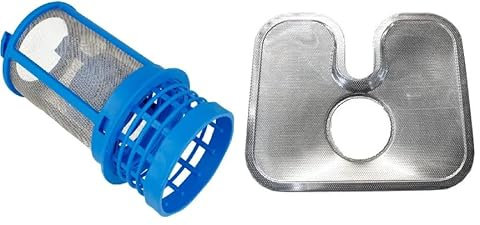 FIGEVIDA Filtro Microfiltro Piastra Filtro Alluminio Inox Lavastoviglie Compatibile per Candy 41046149 91800738