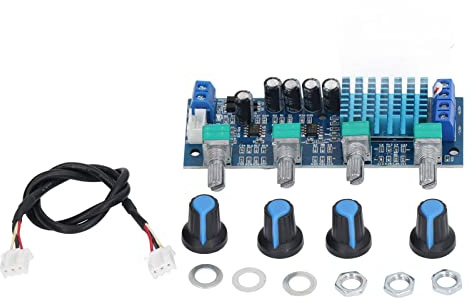 TPA3116D2 Board d'amplificateur numérique | 2 x 80W Module Audio Robuste | DC 12-24V pour Le théâtre à Domicile/Audio Automobile | Faible Distorsion et Protection Contre la