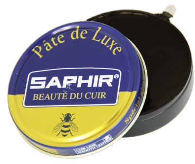 Schuhcreme glaçace Teig de Luxe Saphir dunkelbraun (50ml)