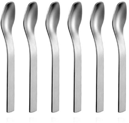 BODUM K6334-57 BARCELONA Set 6 cuillères à espresso, en inox brossé