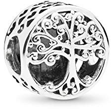 Minibees Familienwurzel-Charm, 925er-Sterlingsilber., Silber