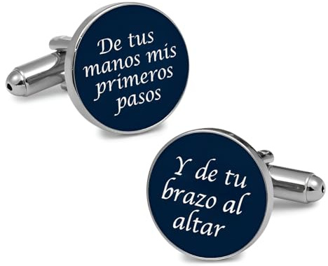 Gemelolandia | Gemelos para Boda Regalo para el Padrino Cubrebotones Gemelos Originales para Camisas | para Hombres y Niños | Regalos para Bodas, Comuniones, Bautizos y Otros Eventos