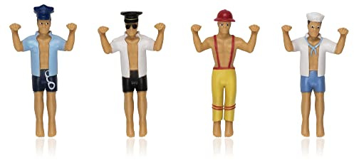 Inevitable Party Men In Uniform Drinking Buddies Pack of 4 Drink Markers