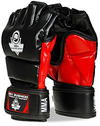 DBX Bushido MMA Handschuhe Herren “E1V3” - Gemütlich MMA Boxhandschuhe Männer Perfekt für Grappling - Box Handschuhe - Kickbox Handschuhe Besser Trainieren